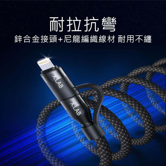 XLAB 4合1磁吸65W充電線 5